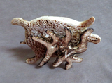 Native Zuni Antler Large Sea Turtle Fetish Carving by Ruben Najera C4669
