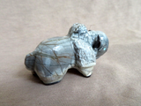 Native Zuni Picasso Marble Buffalo Carving fetish by Freddie Leekya C4777