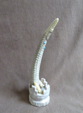 Native Zuni Antler Corn Maiden w Offering Fetish Carving by Mike Tucson C4513