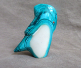 Native Zuni Green Bowlerite Eagle Fetish by Leland Boone & Daphne Quam C4095