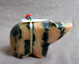 Zuni Utah Jasper Bear w/ Bundle Fetish by Leland Boone & Daphne Quam C4333