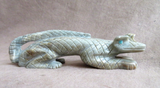 Native Zuni Picasso Marble Lizard Fetish Carving by Cody Cheama  C4484
