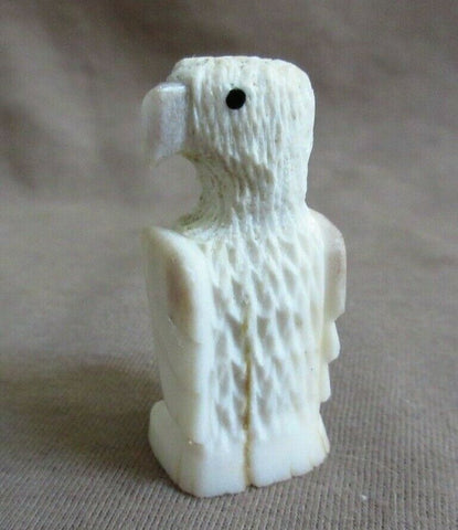 Native Zuni Antler Eagle Fetish Carving by Jesus Espino  - C3310