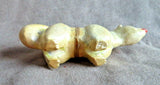 Native Zuni Zuni Rock Mountain Lion Carving fetish by Freddie Leekya C3582