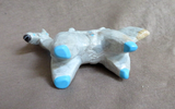 Zuni Zuni Rock Horse w Saddle Carving fetish by Freddie Leekya C4549