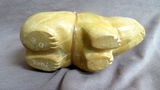 Native Zuni Zuni rock XL Fat Butt Bear Fetish w/ Bundle by Bryson Bobelu C4064