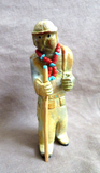 Native Zuni Zuni Rock Native Scout fetish Carving by Freddie Leekya C4085