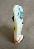 Zuni Mother of Pearl 2 Sided Corn Maiden Fetish by Vickie Quandelacy C3156