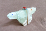 Native Zuni Mexican Fluorite Eagle Fetish Carving by Daryl Shack - C4599