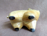 Native Zuni Zuni Rock Pig fetish Carving by Enrike Leekya C4469