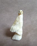 Amazing Native Zuni Antler Mini Owl Fetish Carving by Ruben Najera C4621