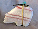 Zuni RARE Wonderstone Bear w Bundle Fetish by Leland & Daphne Boone C2897