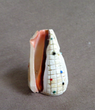 Native Zuni Shell Tableta Maiden Carving Fetish  By Carl Etsate C4583