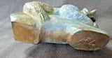 Native American Zuni Zuni Rock Bobcat fetish Carving by Freddie Leekya C3926