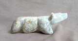 Native Zuni Jasper Wolf Fetish w Heartline by Donovan Laiwakete C4505