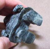 Zuni Museum Quality Picasso Marble Warrior w/ Olla  by Herbert Him Jr. C1681