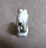 Amazing Native Zuni Antler Mini Bear Fetish Carving by Ruben Najera C4376