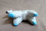Zuni Zuni Rock Horse w Saddle Carving fetish by Freddie Leekya C4310