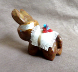 Native Zuni Mexican Onyx Adorable Donkey Burro Fetish by Daryl Shack - C4096