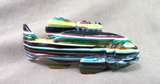 Native Zuni Rainbow Surfite Large Fish Fetish Carving by Brian Yatsattie  C4059