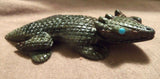 Zuni Serpentine Spiny Lizard Fetish by Lance Cheama - Direct from artist