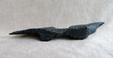 Native American Zuni Jet Ravens Duo Fetish Carving by Rochelle Quam  C4276
