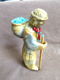 Native Zuni Zuni Rock Native Scout fetish Carving by Freddie Leekya C4085