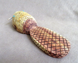 Zuni Cedar Wood Extra Large Beaver Fetish carving by Angel Yatsayte C4446