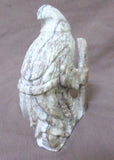 Zuni Museum Quality White Marble Wizard by Master Carver Derrick Kaamase C0454