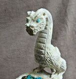 Zuni Game of Thrones Antler XL Dragon w/ offering Fetish by Scott Garnaat C3453
