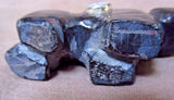 Native Zuni Large Black Marble Bear w/ Sunface Fetish by Donovan Dewa C1274