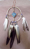 Native American Navajo Handmade Leather Medicine Wheel by Nathan Boyd M34