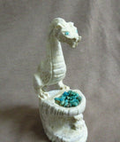 Zuni Game of Thrones Antler XL Dragon w/ offering Fetish by Scott Garnaat C3453
