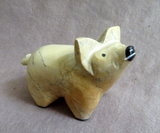 Native Zuni Zuni Rock Pig fetish Carving by Enrike Leekya C4469