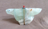 Native Zuni Mexican Fluorite Eagle Fetish Carving by Daryl Shack - C4599