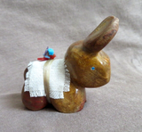 Native Zuni Mexican Onyx Adorable Donkey Burro Fetish by Daryl Shack - C4096