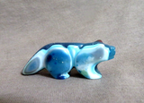 Zuni Surfite surfboard resin Wolf Fetish by Rosella & Loubert Soseeah C4074