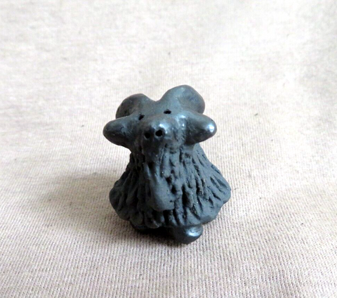 Native Hand Coiled Santa Clara Pottery Mt. Goat by Paul & Dorothy Gutierrez P281