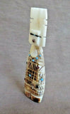 Native Zuni Mother of Pearl Tableta Maiden Fetish  By Carl Etsate C3619