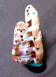 Zuni Museum Quality Melon Shell Corn Maidens Fetish by Stuart Quandelacy C1317
