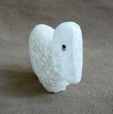 Native Zuni White Marble Etched Sheep Fetish by Rosella Gonzales - C3297