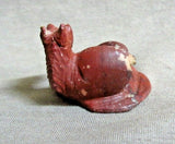Native Zuni Sacred Pipestone Tranquil Horse Fetish by Georgette Booqua C3478