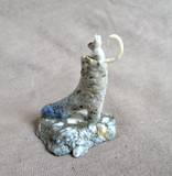 Native Zuni Antler Mini Mouse in a Boot Fetish Carving by Ruben Najera C4642