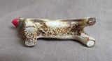 Native Zuni Antler Adorable Pig W Apple Fetish Carving by Ruben Najera C4248