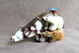 Zuni Wild Horse Turquois & Multi-stone Bear Unity  Family by LaVies Natewa C4265