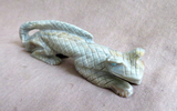 Native Zuni Picasso Marble Lizard Fetish Carving by Cody Cheama  C4484