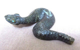 Zuni Serpentine Rattlesnake Fetish by Lance Cheama - C0475