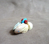 Zuni Multi-stone Mini Rabbit Unity Duo Fetish Carving by LaVies Natewa C4635