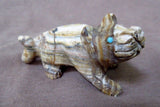 Native Zuni Banded Jasper Mountain Lion Fetish by Cody Nastacio C1099