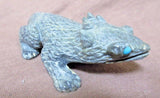 Native Zuni Serpentine Spiny Lizard Fetish by Lance Cheama - C2599